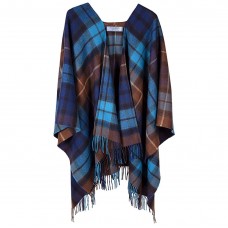 Lambswool Serape - Buchanan Blue Tartan